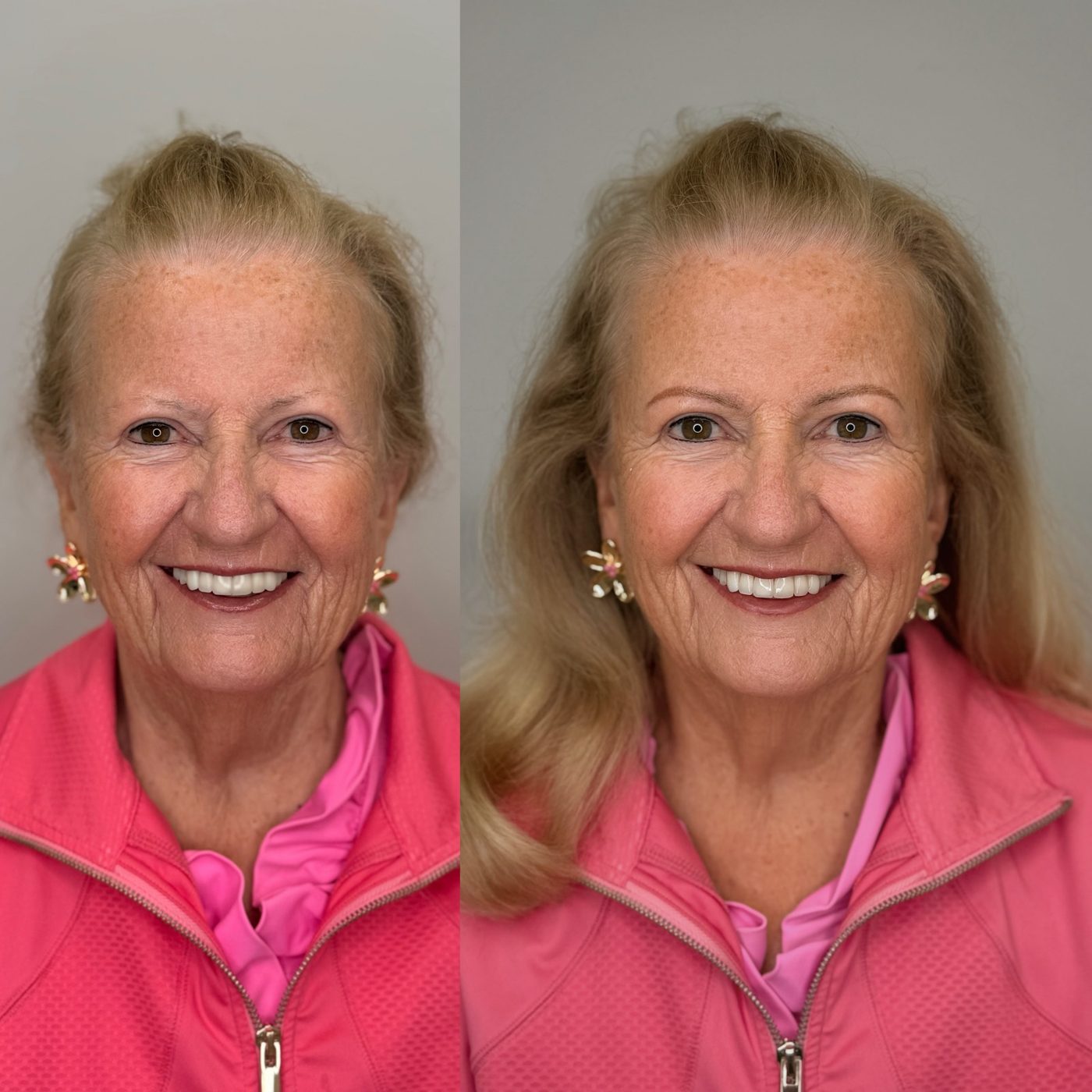 Before and after brows